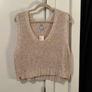 Urban Outfitters BDG Multi-Color Sleeveless Sweater Vest — BRAND NEW — Size L